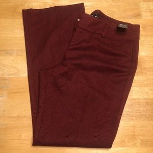 NY&Co Bootcut 7th Ave Bootcut Red Dress Pants 14